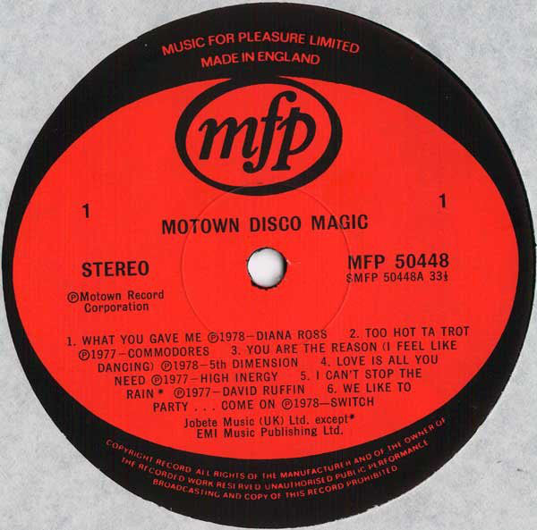 Various : Motown Disco Magic - Too Hot Ta Trot (LP, Comp)