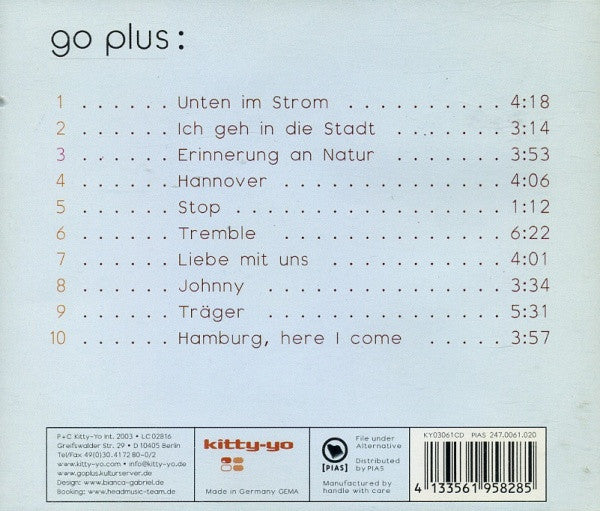 Go Plus : Go Plus (CD, Album)