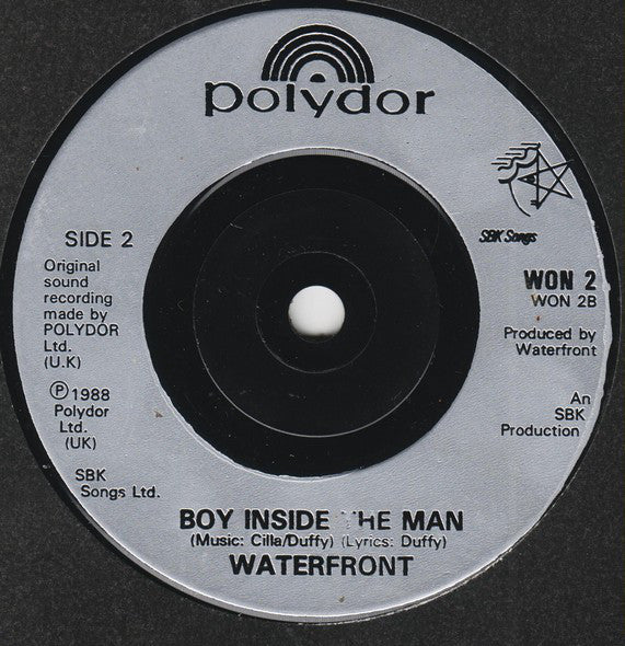 Waterfront (2) : Nature Of Love (7", Single, RE)