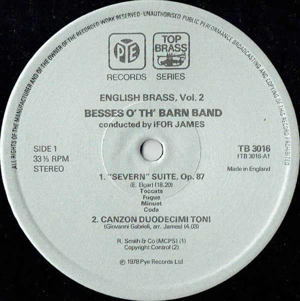 Besses O' Th' Barn Band, Ifor James : English Brass (Volume 2) (LP)