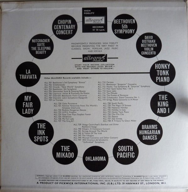 Elisabeth Schumann : Recital / Songs Of Felix Mendelssohn Robert Franz And Hugo Wolf (LP, Mono)