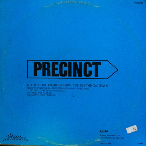 Precinct : Don't Go (12")