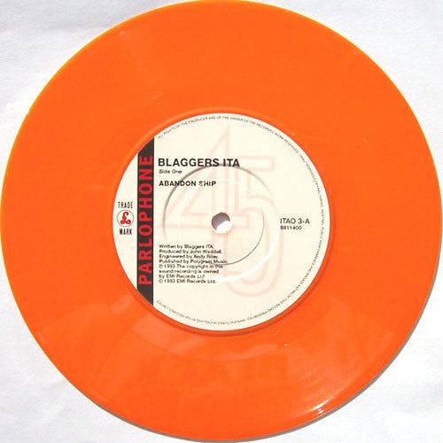 Blaggers ITA : Abandon Ship (7", Single, Ltd, Ora)