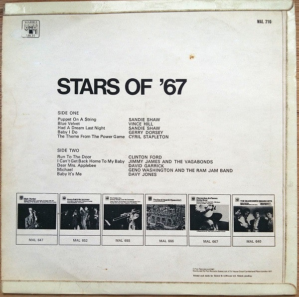 Various : Stars Of ’67 (LP, Comp, Mono)