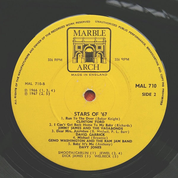 Various : Stars Of ’67 (LP, Comp, Mono)