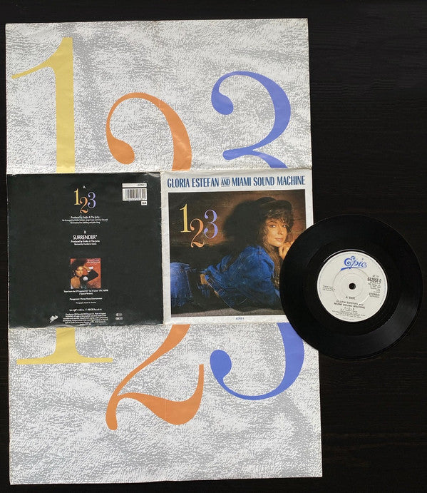 Miami Sound Machine : 123 (7", Single, S/Edition, Pos)