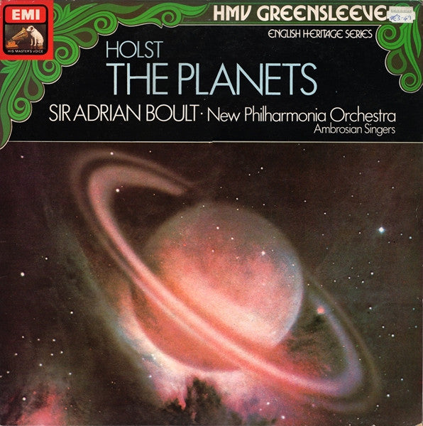 Holst*, Sir Adrian Boult · New Philharmonia Orchestra, Ambrosian Singers* : The Planets (LP, RE, RP)