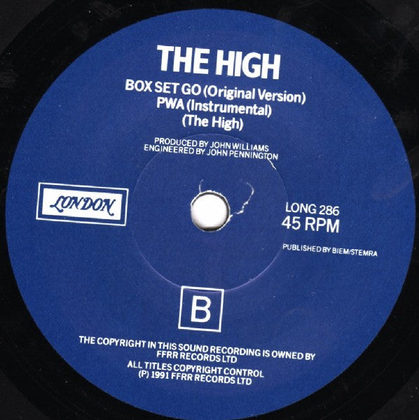 The High : Box Set Go (7", Single, Gat)