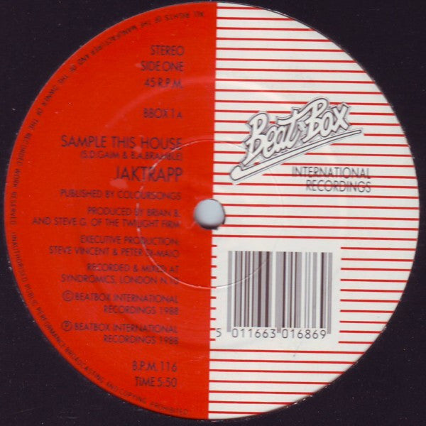 Jaktrapp : Sample This House (12")