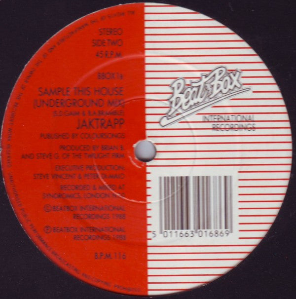 Jaktrapp : Sample This House (12")