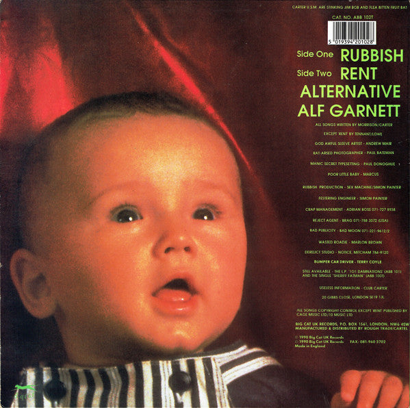 Carter The Unstoppable Sex Machine : Rubbish (12", Single)