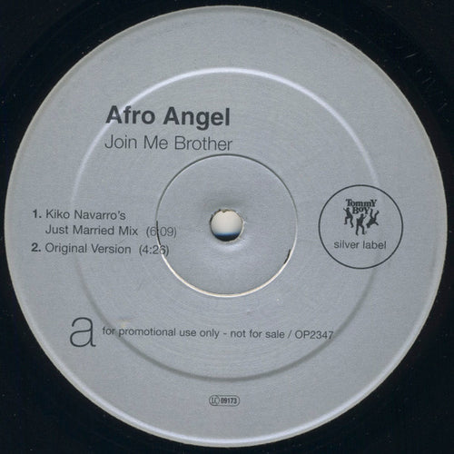 Afro Angel : Join Me Brother (2x12", Promo)