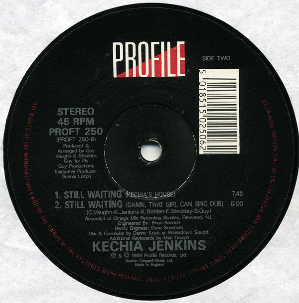 Kechia Jenkins : Still Waiting (12")