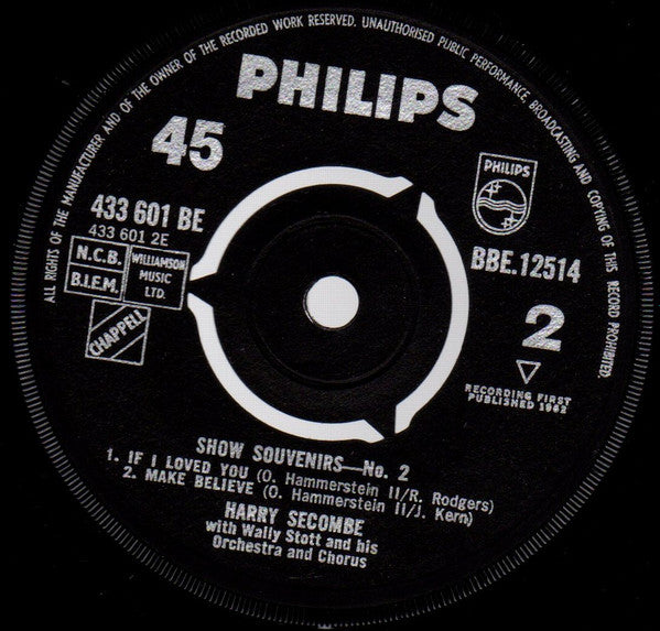 Harry Secombe : Show Souvenirs No. 2 (7", EP)