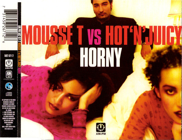 Mousse T. Vs Hot 'N' Juicy : Horny (CD, Single)