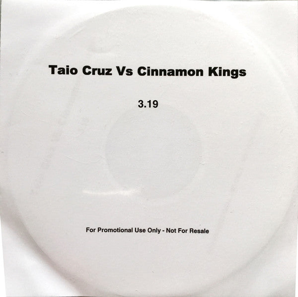 Taio Cruz, The Cinnamon Kings : I Can Be (CDr, Ltd, Promo)