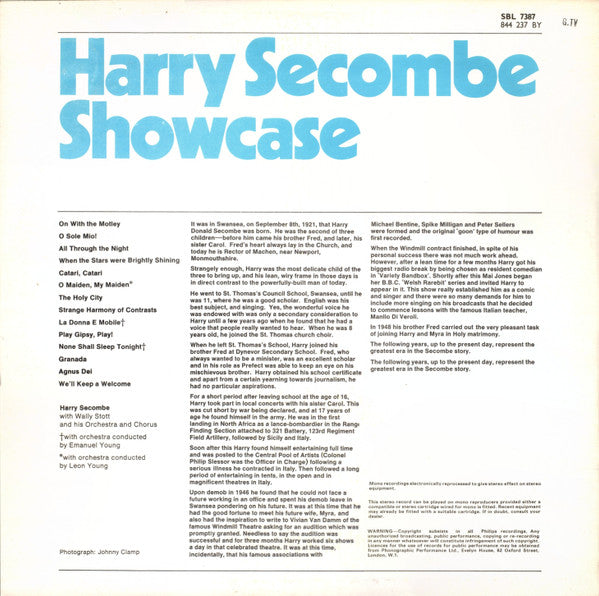 Harry Secombe : Showcase (LP)