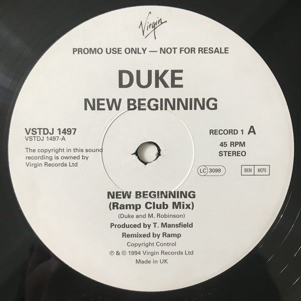 Duke : New Beginning The Ramp Remixes (2x12", Single, Promo)