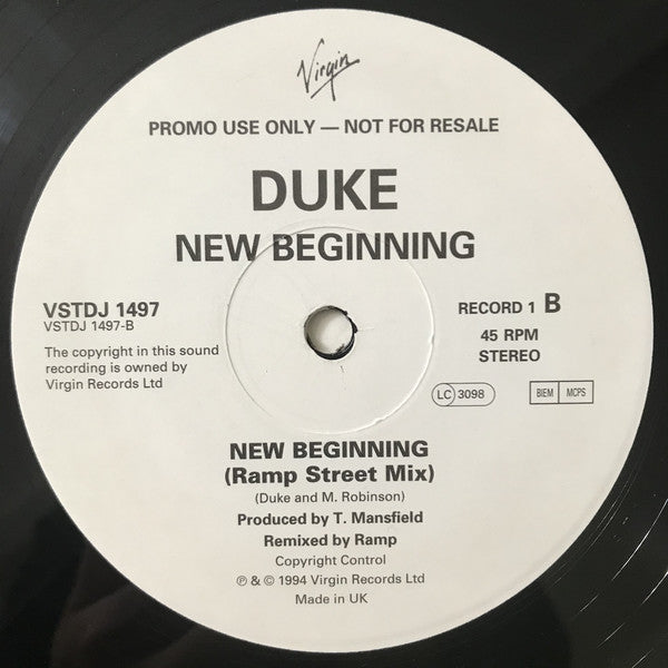 Duke : New Beginning The Ramp Remixes (2x12", Single, Promo)