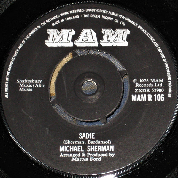 Michael Sherman (2) : Sadie (7")