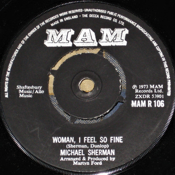 Michael Sherman (2) : Sadie (7")