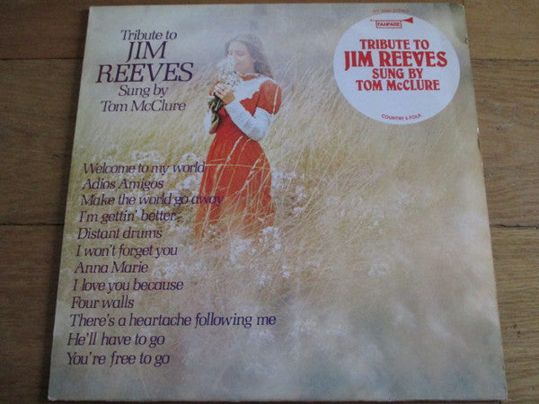Tom McClure (2) : Tribute To Jim Reeves (LP)