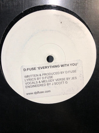 D:Fuse : Everything With You (12", Promo)