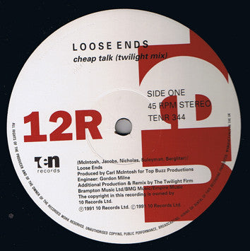 Loose Ends : Cheap Talk (12")