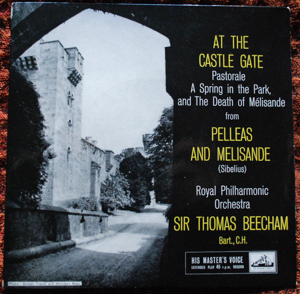 Royal Philharmonic Orchestra, Sir Thomas Beecham : "Pelléas And Mélisande", Op. 46 (7", EP, Mono, RP)