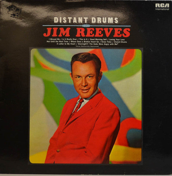 Jim Reeves : Distant Drums (LP, Album, RE)