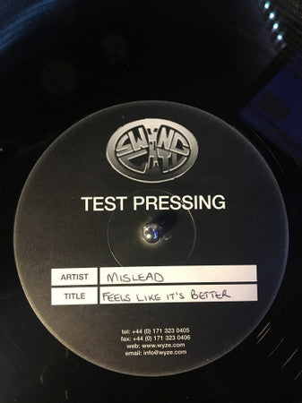 Misled : Feels Like It's Better (12", TP)