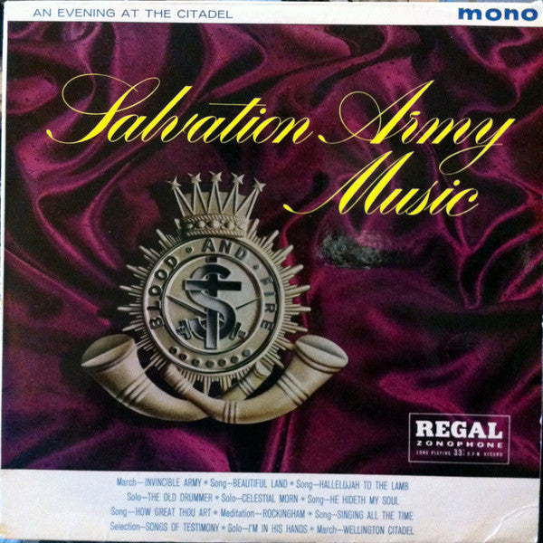 Various : An Evening At The Citadel - Salvation Army Music (LP, Album, Mono)