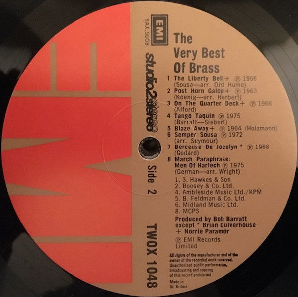 Various : The Very Best of Brass (LP, Album, Comp)