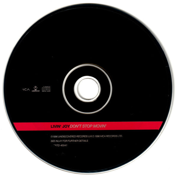 Livin' Joy : Don't Stop Movin' (CD, Single)