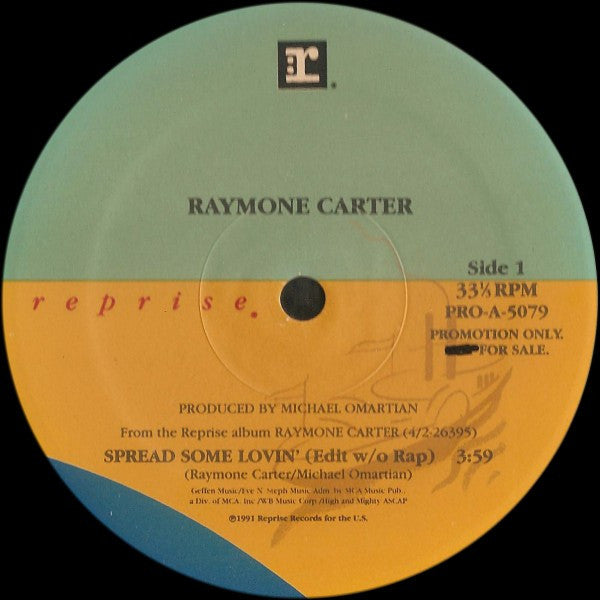 Raymone Carter : Spread Some Lovin' (12", Promo)