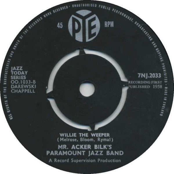 Acker Bilk And His Paramount Jazz Band : C.R.E. March (Wings) (7", Single)
