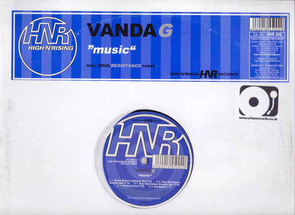 Vanda G : Music (12")