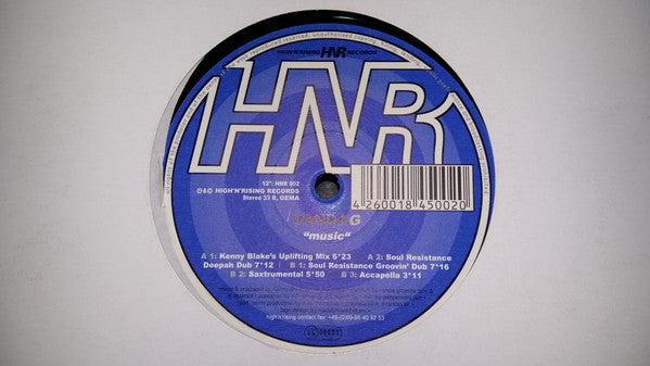 Vanda G : Music (12")