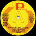 Yvonne Baker  /  Hattie Winston : You Didn't Say A Word / Pictures Don't Lie (7", Promo, RE, Sol)