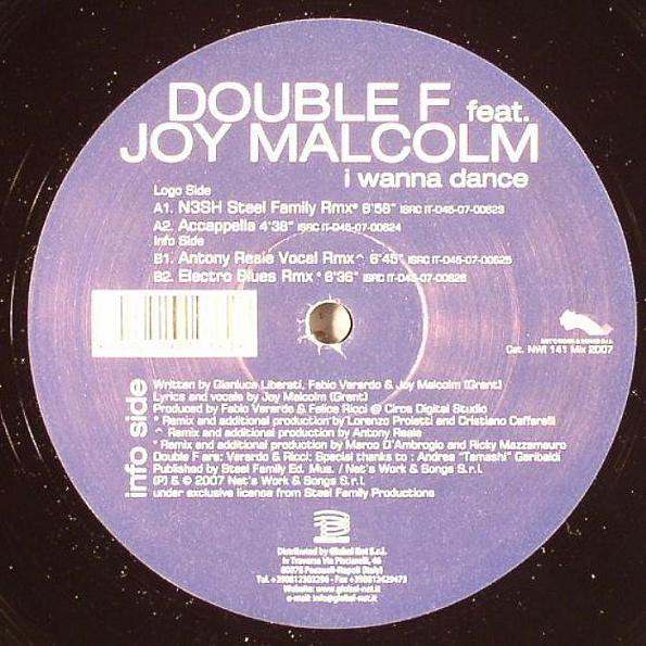 Double F (2) Feat. Joy Malcolm : I Wanna Dance (12")