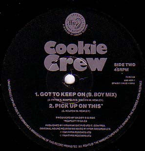 The Cookie Crew : Got To Keep On (12")