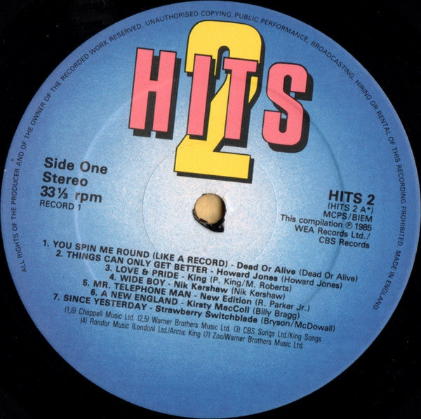 Various : The Hits Album 2 (2xLP, Comp)