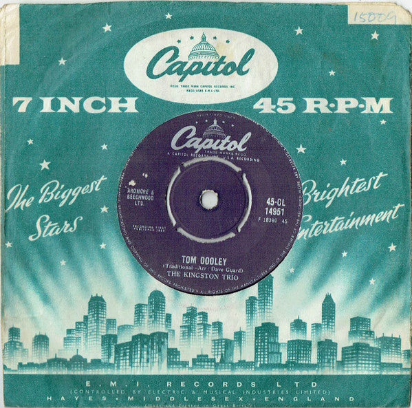 Kingston Trio : Tom Dooley (7", Single)