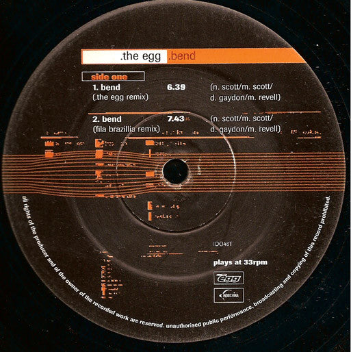 The Egg : Bend (12", Single)