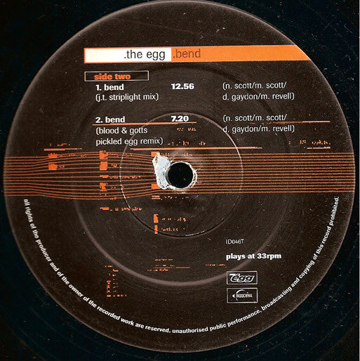 The Egg : Bend (12", Single)