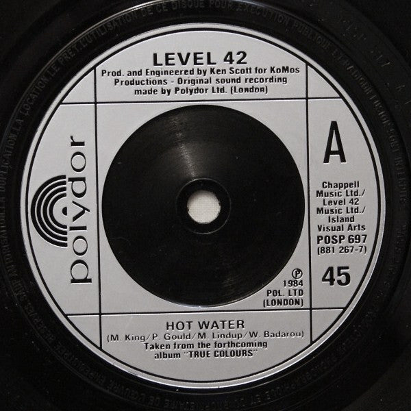 Level 42 : Hot Water (7", Single, Fre)