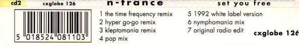 N-Trance : Set You Free (CD, Single, CD2)