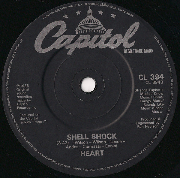 Heart : These Dreams (7", Single)
