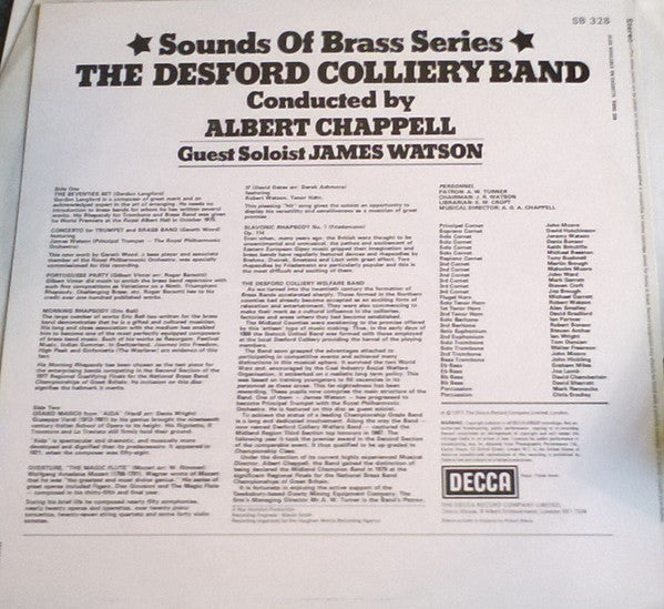 The Desford Colliery Band : The Desford Colliery Band (LP, Album)