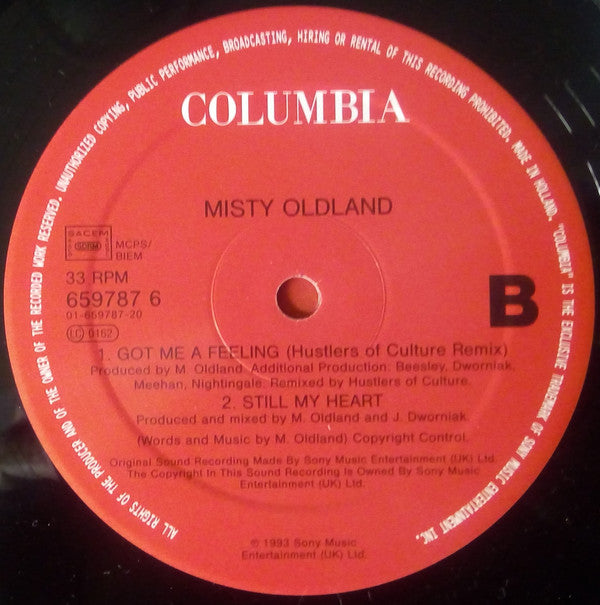 Misty Oldland : Got Me A Feeling (12")